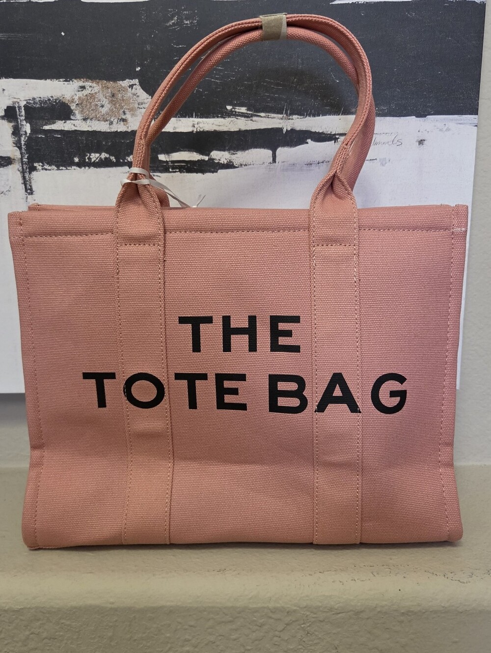 The Tote Bag Pink Canvas Tote - Everyday Carry NEW
